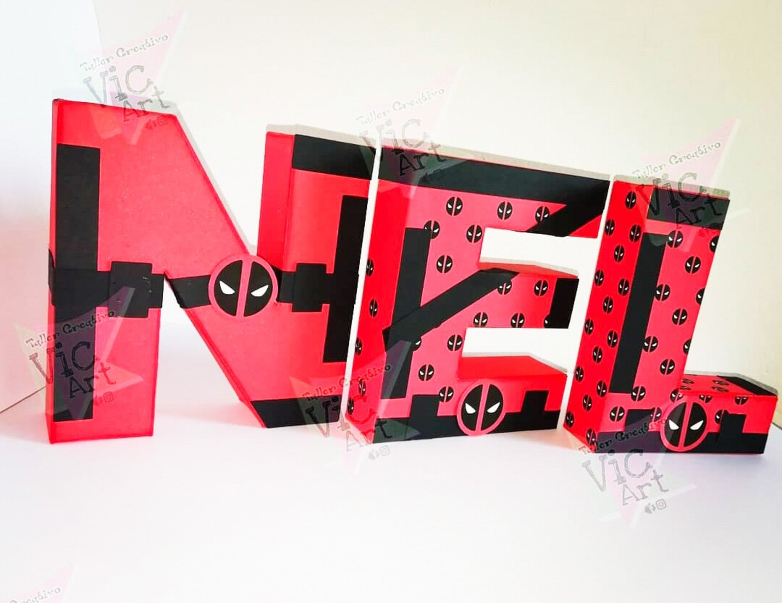 Letra 3D decorativa - 5