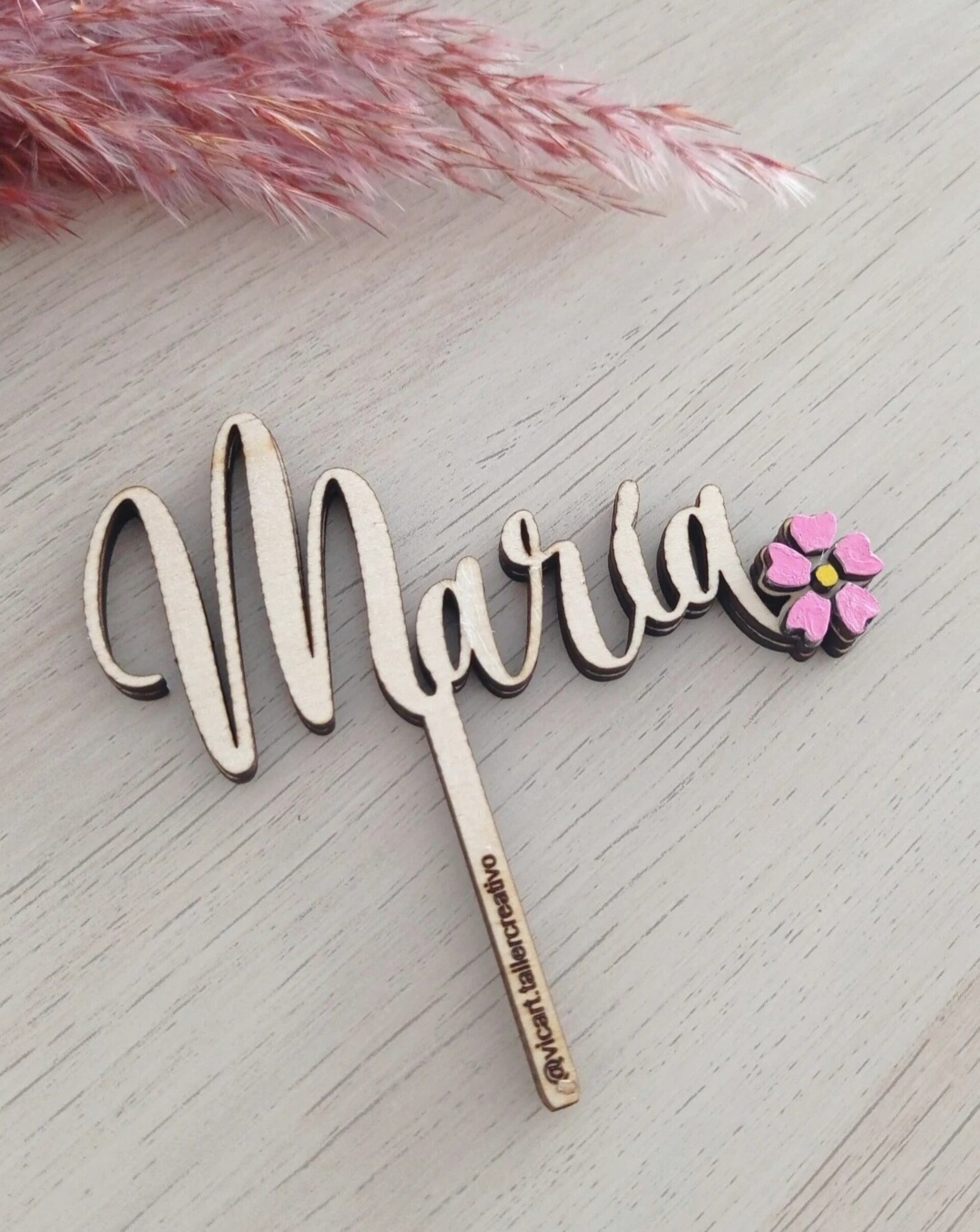 Topper de madera para tarta - 3