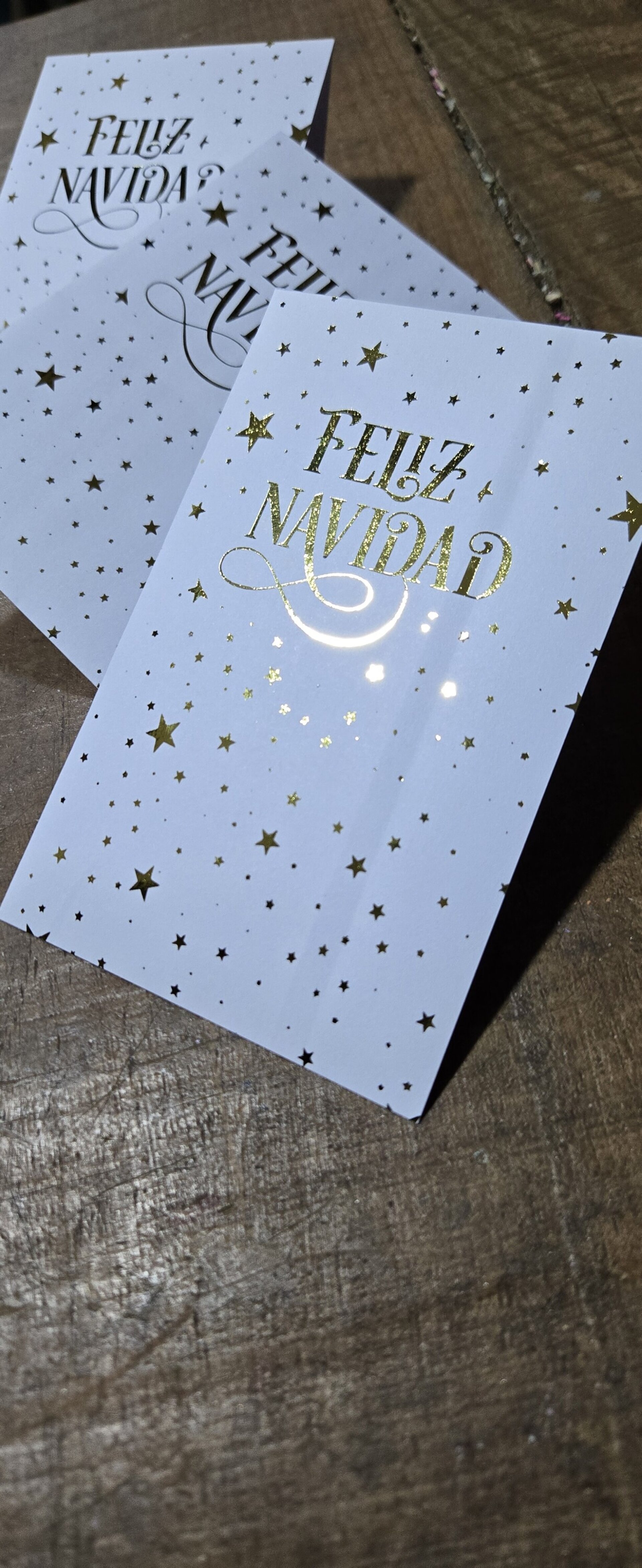 Sobre para dinero Navidad dorada - 3