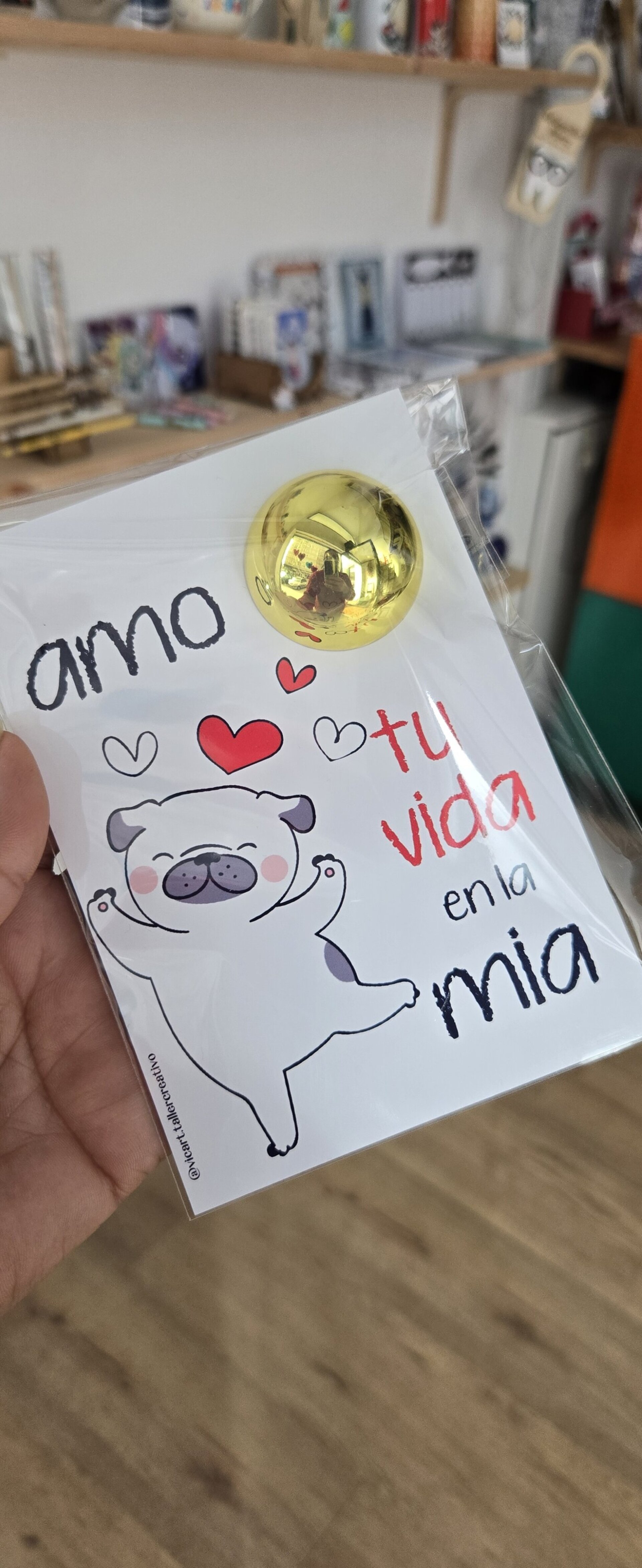 Bálsamo labial con tarjeta personalizada San Valentin - 2